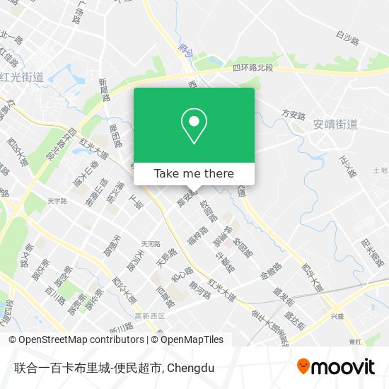 联合一百卡布里城-便民超市 map