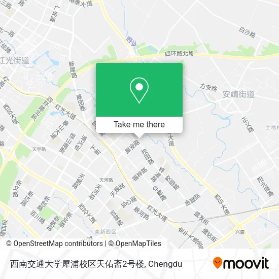 西南交通大学犀浦校区天佑斋2号楼 map