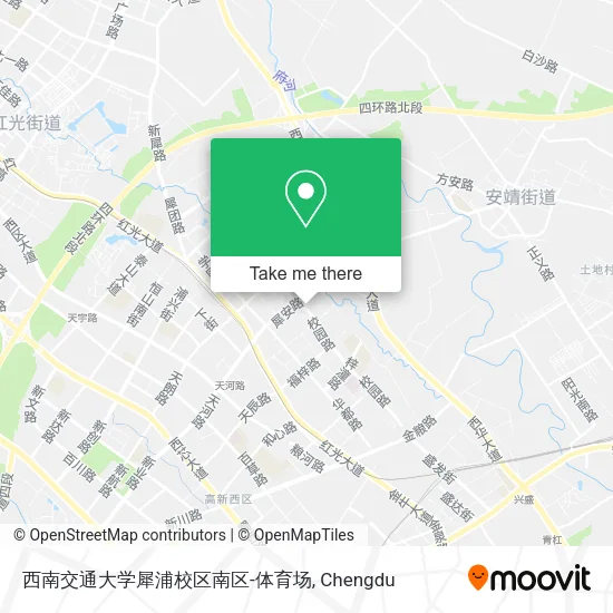 西南交通大学犀浦校区南区-体育场 map