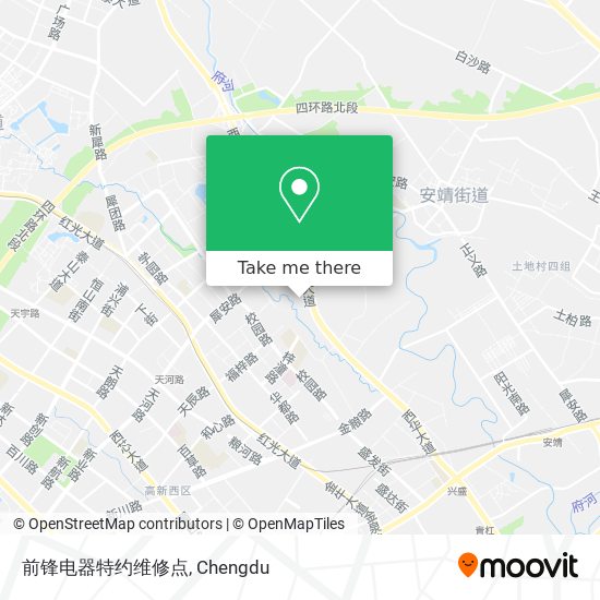 前锋电器特约维修点 map