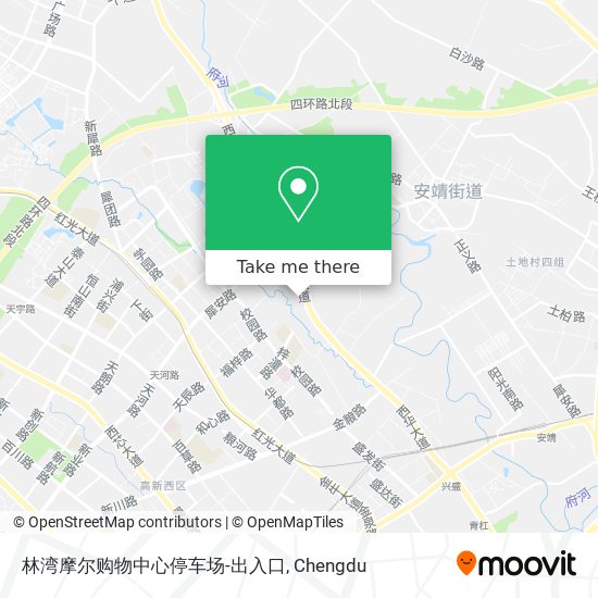 林湾摩尔购物中心停车场-出入口 map