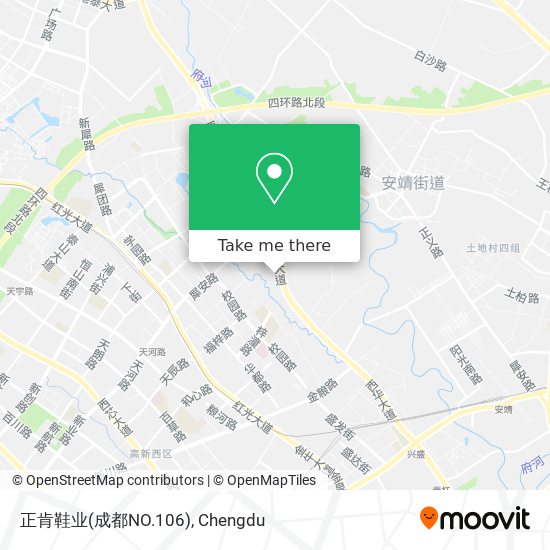 正肯鞋业(成都NO.106) map
