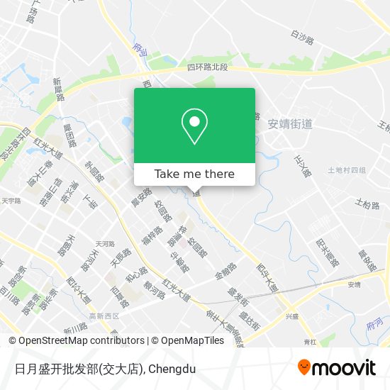 日月盛开批发部(交大店) map