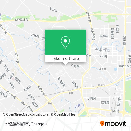 华亿连锁超市 map