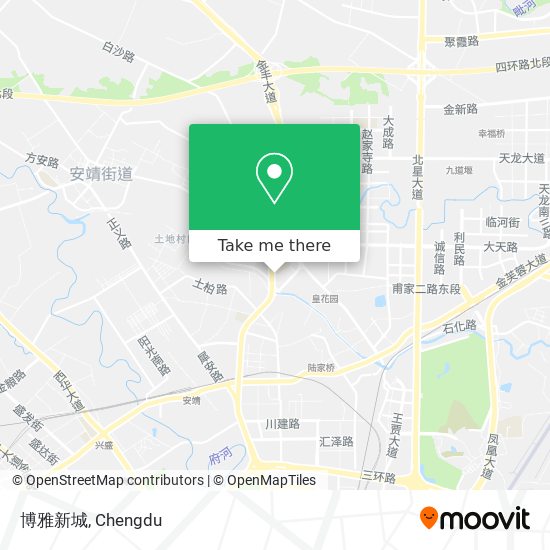 博雅新城 map