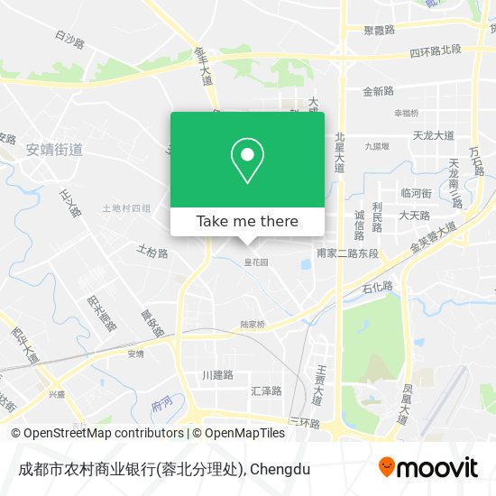 成都市农村商业银行(蓉北分理处) map