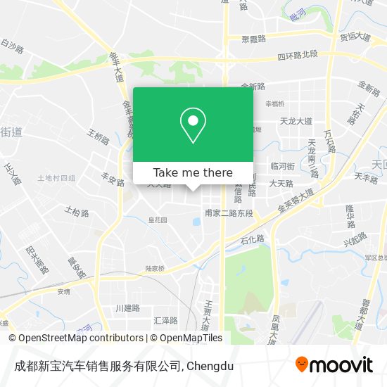 成都新宝汽车销售服务有限公司 map