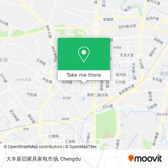大丰新旧家具家电市场 map