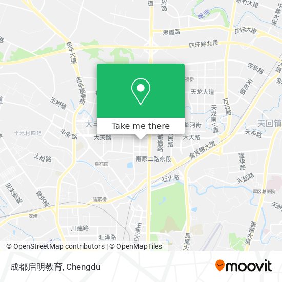 成都启明教育 map
