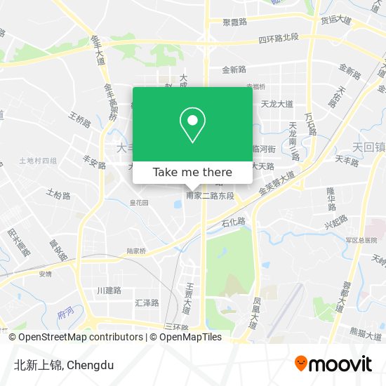 北新上锦 map