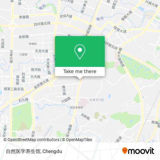 自然医学养生馆 map