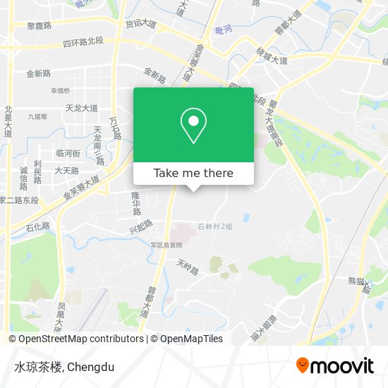 水琼茶楼 map