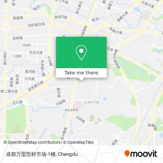 成都万盟型材市场-1幢 map