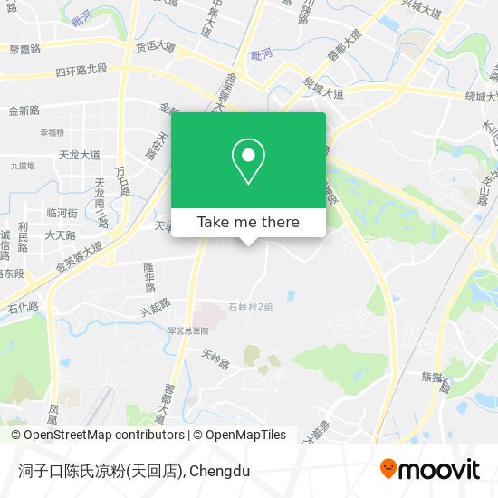 洞子口陈氏凉粉(天回店) map