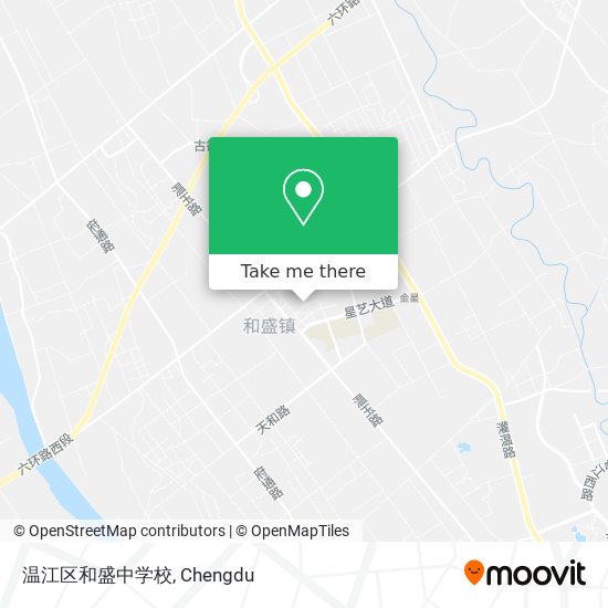 温江区和盛中学校 map