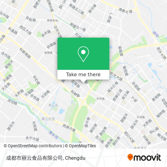 成都市丽云食品有限公司 map