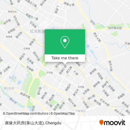 康缘大药房(泰山大道) map