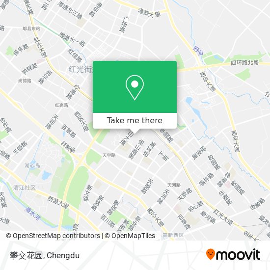 攀交花园 map
