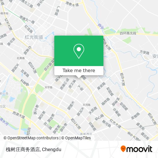 槐树庄商务酒店 map