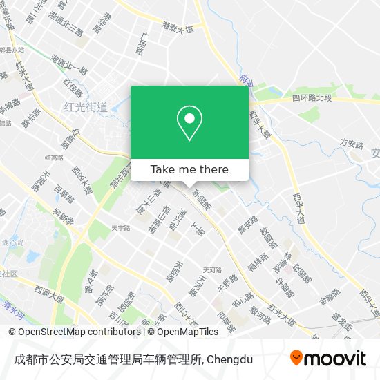 成都市公安局交通管理局车辆管理所 map