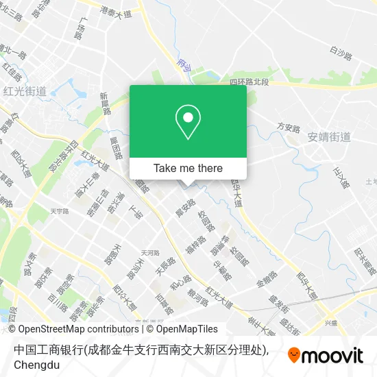 中国工商银行(成都金牛支行西南交大新区分理处) map