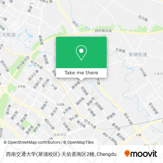 西南交通大学(犀浦校区)-天佑斋南区2幢 map
