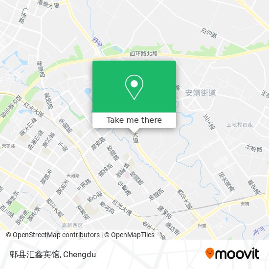 郫县汇鑫宾馆 map