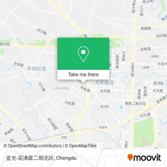 蓝光·花满庭二期北区 map