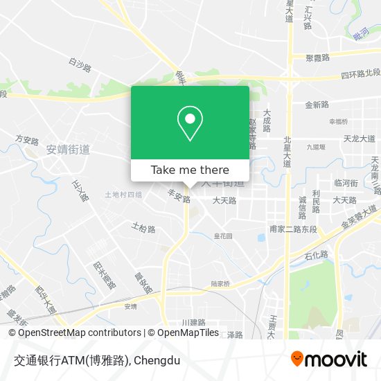 交通银行ATM(博雅路) map