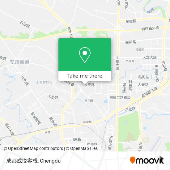 成都成悦客栈 map