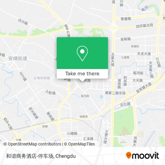 和谐商务酒店-停车场 map