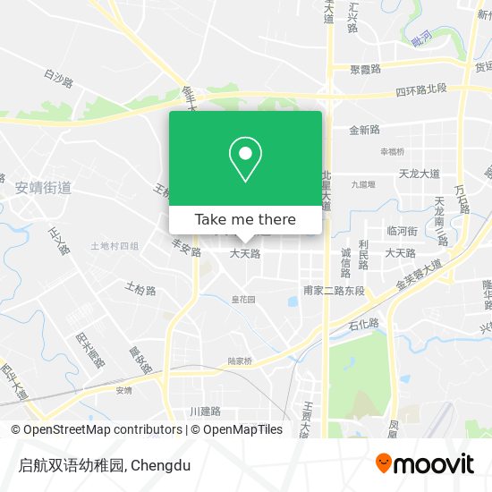 启航双语幼稚园 map