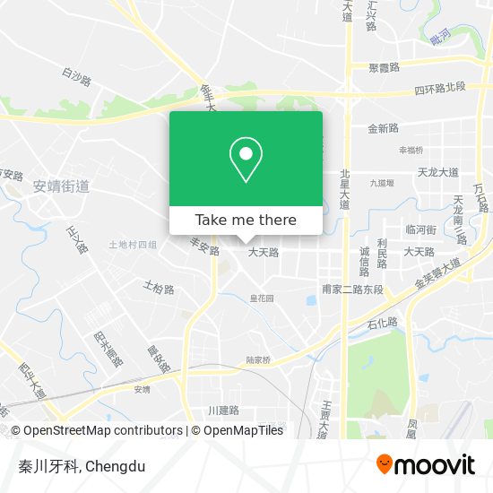 秦川牙科 map