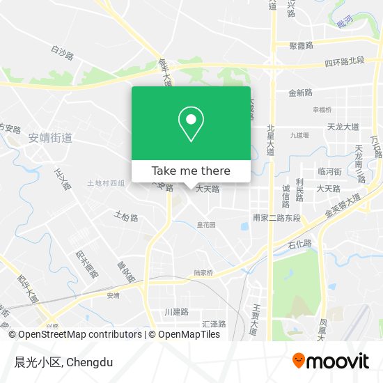 晨光小区 map