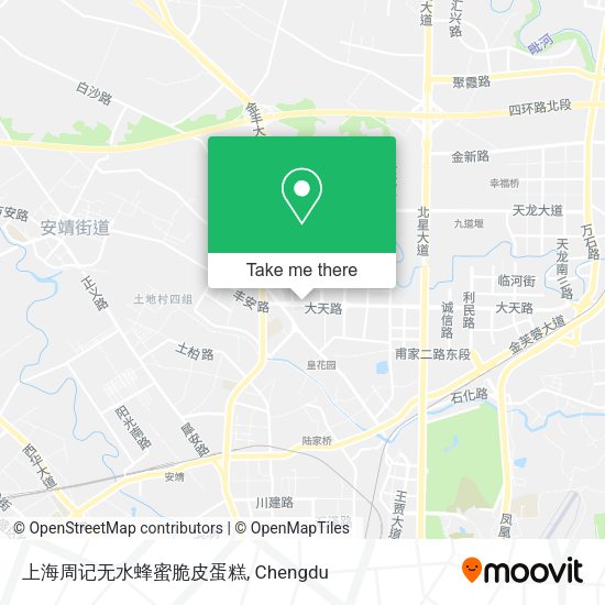 上海周记无水蜂蜜脆皮蛋糕 map