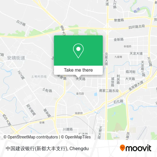 中国建设银行(新都大丰支行) map