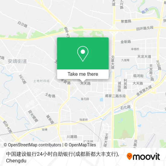 中国建设银行24小时自助银行(成都新都大丰支行) map