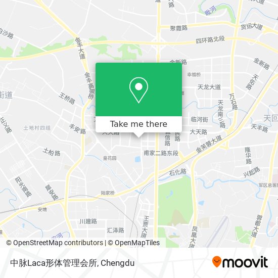 中脉Laca形体管理会所 map