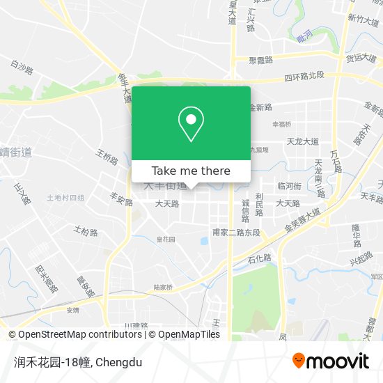 润禾花园-18幢 map