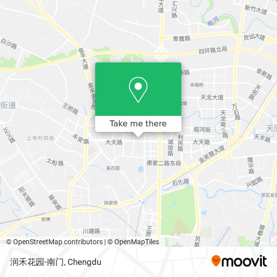 润禾花园-南门 map