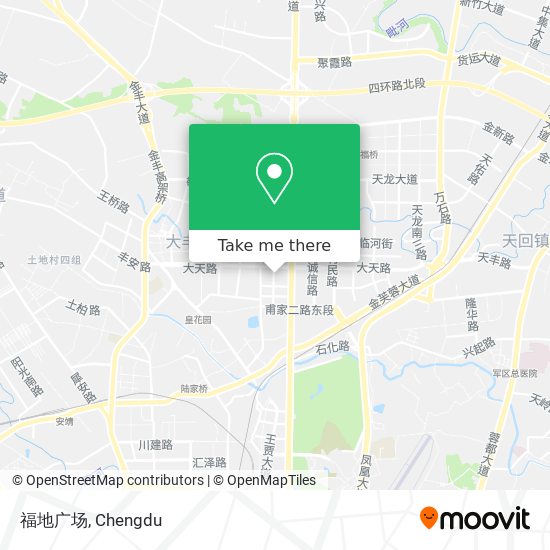 福地广场 map