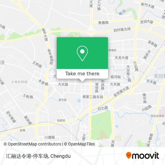 汇融达令港-停车场 map
