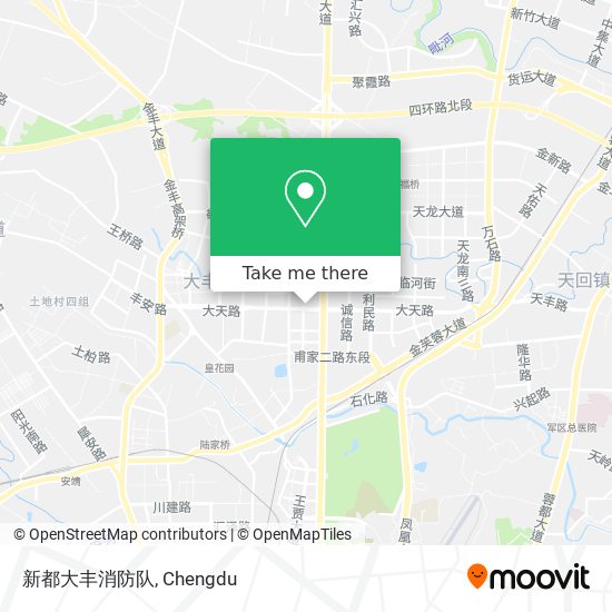 新都大丰消防队 map