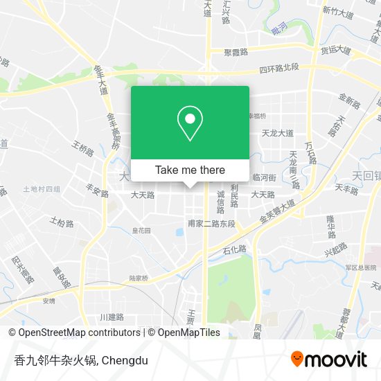 香九邻牛杂火锅 map