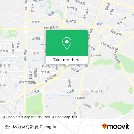金牛区万圣村新居 map