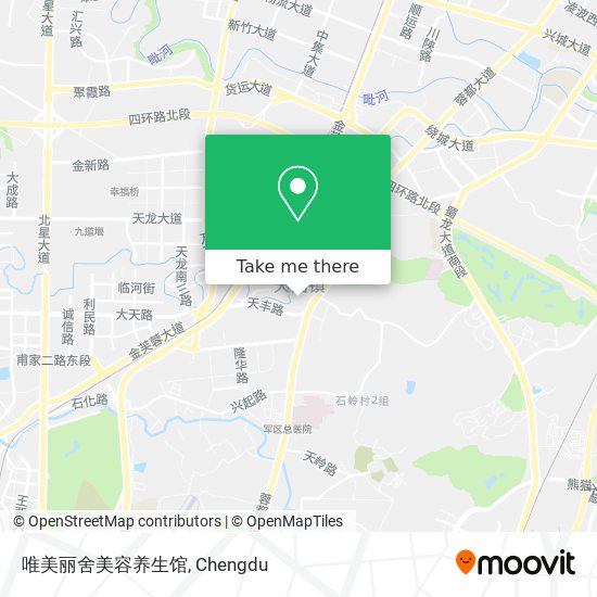 唯美丽舍美容养生馆 map