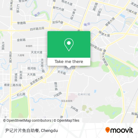 尹记片片鱼自助餐 map