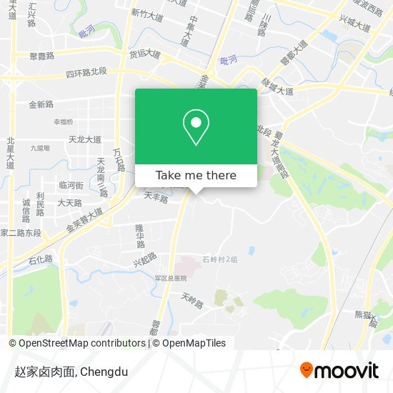 赵家卤肉面 map