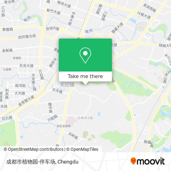 成都市植物园-停车场 map