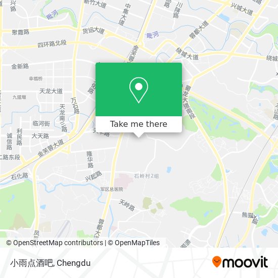小雨点酒吧 map